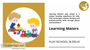 Admission Open - Best Play School in Delhi - Pre School - Learni