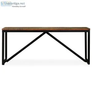 Bench Solid Reclaimed Wood 110x35x45 Cm