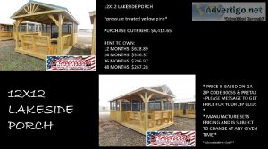 AMERICAN-STRUCTURES 12X12 LAKESIDE PORCH
