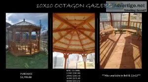AMERICAN-STRUCTURES 10X10 OCTAGON GAZEBO