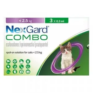 Buy Nexgard Combo for Cats Online  Free Shipping - CanadaVetExpr