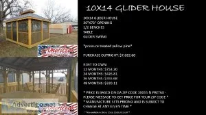 AMERICAN-STRUCTURES 10X14 GLIDER HOUSE