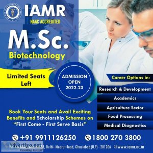 Msc biotechnology colleges in ghaziabad