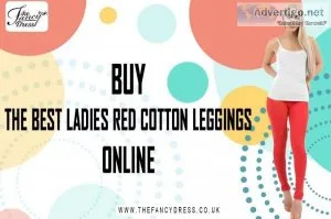 Buy The Best Ladies Red Cotton Leggings Online
