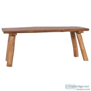 Garden Bench 120 Cm Solid Teak Wood