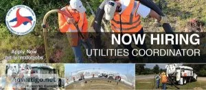 Utility Coordinator - NEW HIGHER PAY