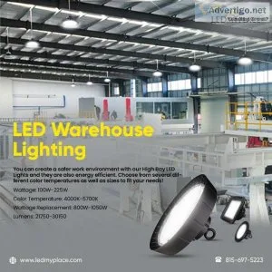 Get in Touch with us for Excellent LED Warehouse Lighting