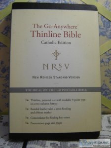 BIBLE The Go-Anywhere Thinline Bible. Catholic Edition. New Revi