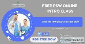 FREE Personal Support Worker Intro Class