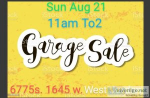 Garage Sale 6775 s. 1645 w. 11am. To 2pm.
