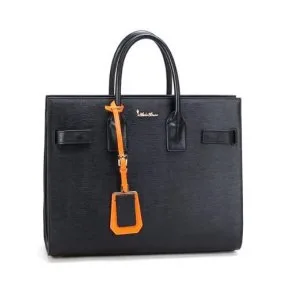 Order Black Epi Grained Leather Handbag - Meminoo Luxury