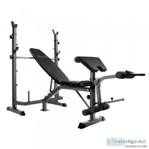 EVERFIT 9-IN-1 WEIGHT BENCH MULTI-FUNCTION POWER STATION FITNESS