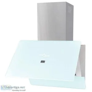 Range Hood Tempered Glass White 600 mm