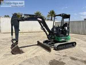 2016 JOHN DEERE 35G MINI HYDRAULIC EXCAVATOR