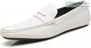 Faranzi Mens Penny Loafers Driving Moccasins Slip on Loafers Lig