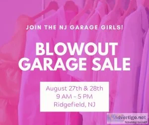 [THIS WEEKEND]  Aug 27 and 28 Annual NJ Garage Girls Garage Sale