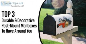 Top 3 Durable and Decorative Post-Mount Mailboxes To Have Around