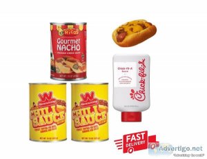 WIENERSCHNITZEL CHILI Secret Sauce with meat 2 Cans 1 Ricos Nach