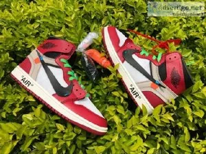 UA High quality replica off-white x nike air jordan 1 chicago re