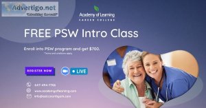 FREE PSW Online Intro Class Aug 30th