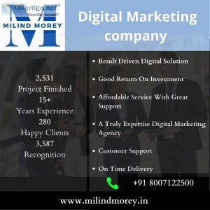 Digital marketing company in pune | milind morey