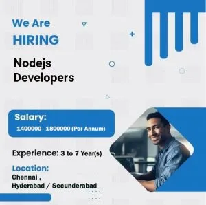 Hires Nodejs Developers- Hot Jobs Vacancy