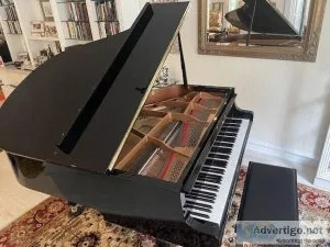 This baby grand piano needs a new home
