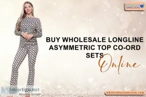 Buy Wholesale Longline Asymmetric Top Co-Ord Sets Online