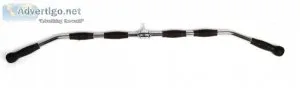 RANDY and TRAVIS RUBBER-COATED LAT PULL-DOWN BAR ATTACHMENT