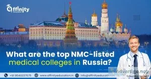 What are the top NMC-listed Medical Colleges in Russia