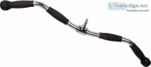 RANDY and TRAVIS RUBBER-COATED REVOLVING CURL ROW BAR ATTACHMENT