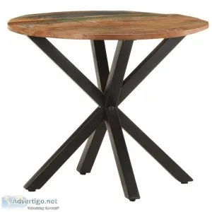 Side Table 68x68x56 Cm Solid Reclaimed Wood