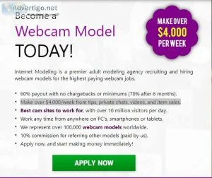 We Need Internet Models 4000 per week