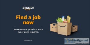Amazon Hiring NOW  PartFull-time Job