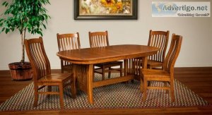 Handcrafted hardwood dining table