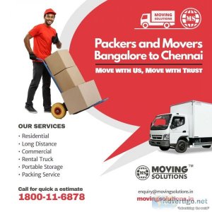 Packers and movers bangalore to chennai for house shifting