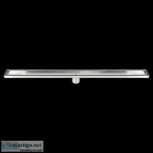 1000mm Tile Insert Bathroom Shower Stainless Steel Grate Drain W