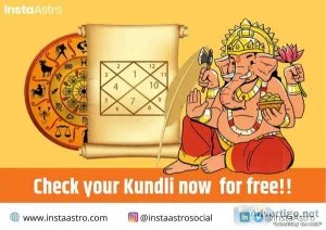 Free kundli - create free kundali online - instaastro