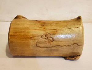 Carved Wood Jewelry Trinket Box Finely Crafted - 45 (Pasadena)