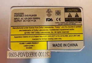Buslink Portable DVD Player - 20 (Pasadena)