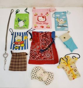 Embroidered Pouches - Different Size Variety - 5 (Pasadena)