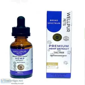 Pet Hemp Extract Broad Spectrum Tincture 150mg