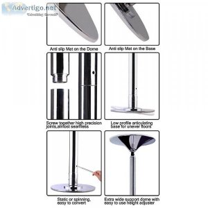 Portable Dance Pole Dancing Spinning Home Gym Fitness