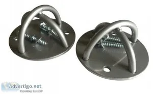 PAIR OF WALL CROSS ANCHOR MOUNTS