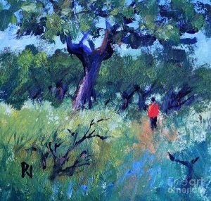 Country Walk With Contemplation