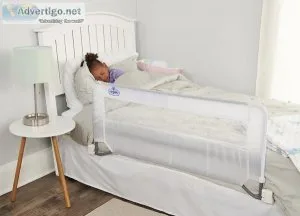 Regalo Swing Down Bed Rail Guard with Reinforced Anchor Safety S
