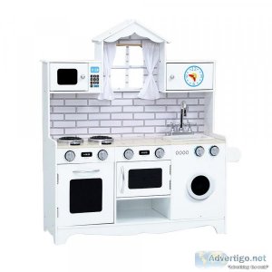 Keezi Kids Kitchen Set Pretend Play Food Sets Childrens Utensils