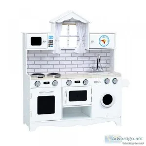 Keezi Kids Kitchen Set Pretend Play Food Sets Childrens Utensils