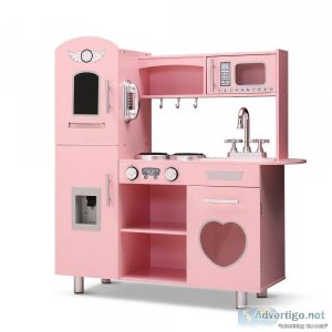 Keezi Kids Kitchen Set Pretend Play Food Sets Childrens Utensils