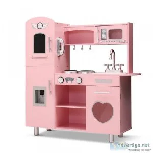 Keezi Kids Kitchen Set Pretend Play Food Sets Childrens Utensils